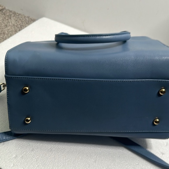 Gertchen Christine leather blue top handle cross body bag - Picture 5 of 11